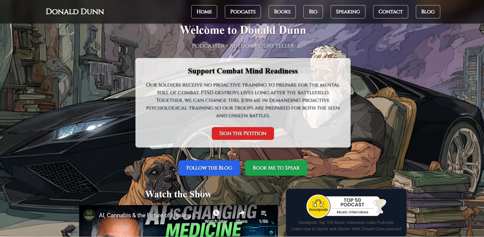 DonaldDunn.me screenshot